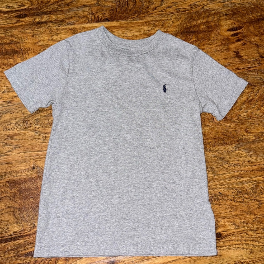 Polo by Ralph Lauren Light Gray Kids Tee